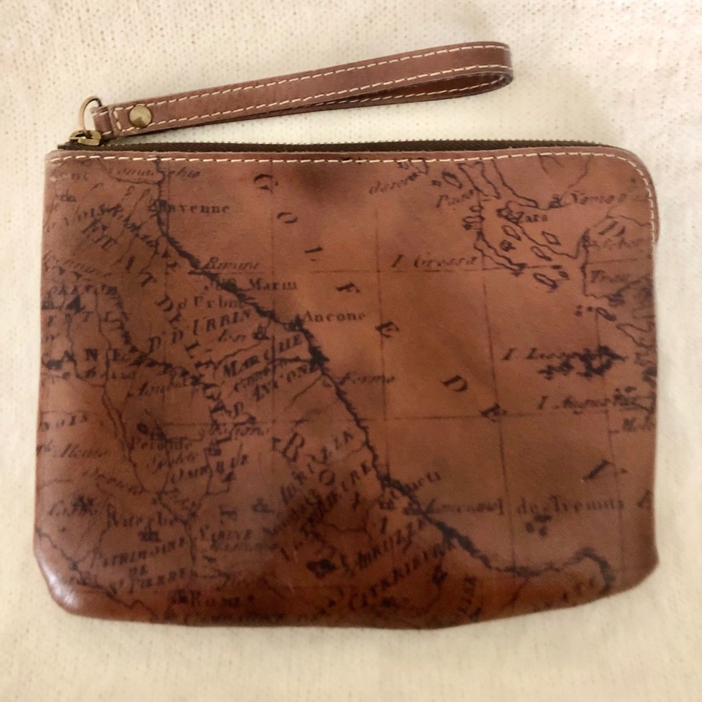 Patricia Nash Cassini Wristlet Signature Map